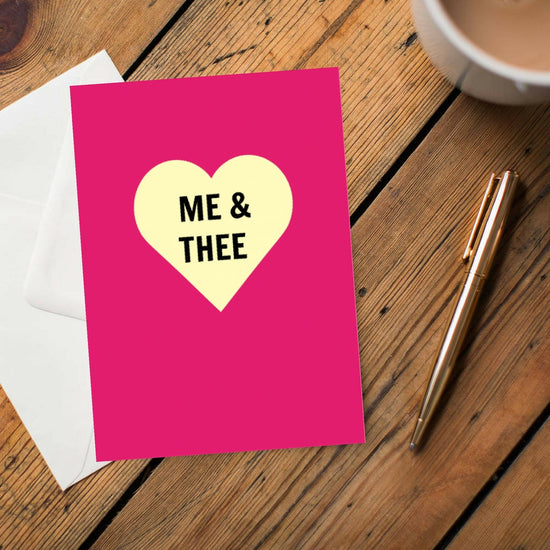 Me & Thee Card - The Great Yorkshire Shop