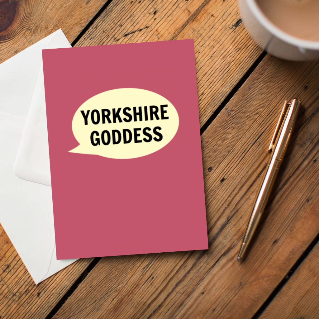 Yorkshire Goddess Card - The Great Yorkshire Shop