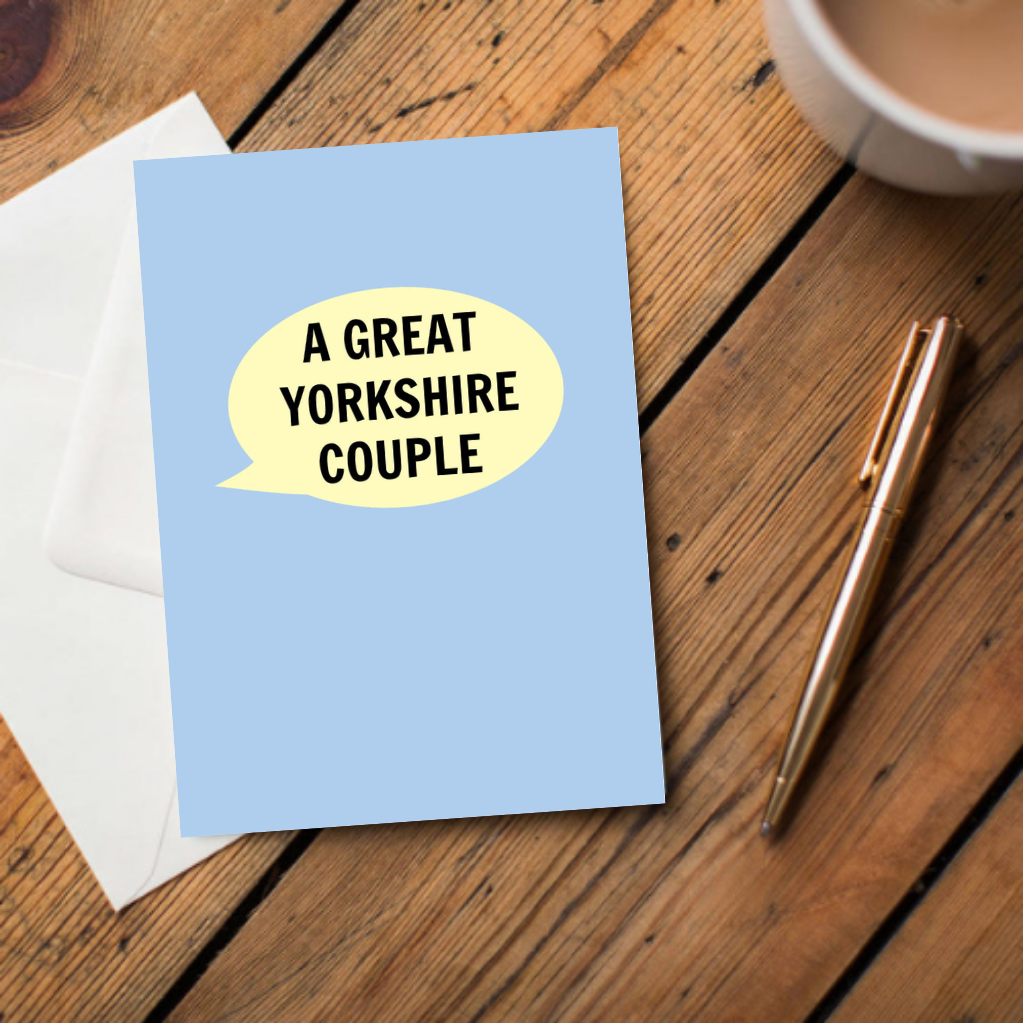 A Great Yorkshire Couple Card - The Great Yorkshire Shop