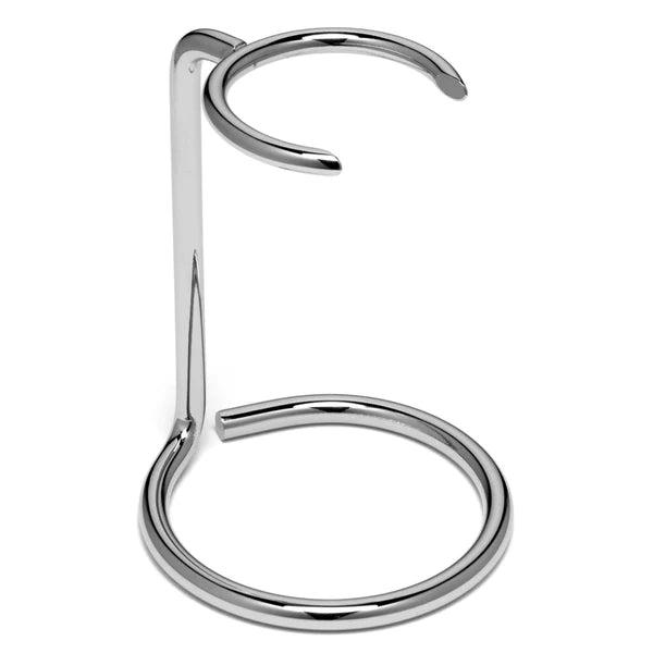 Chrome Plated Shaving Brush Stand - The Great Yorkshire Shop