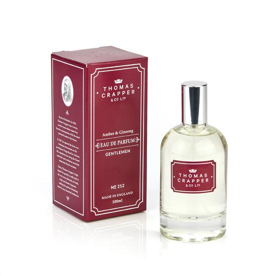 Thomas Crapper & Co Amber & Ginseng Eau de Parfum 100ml - The Great Yorkshire Shop