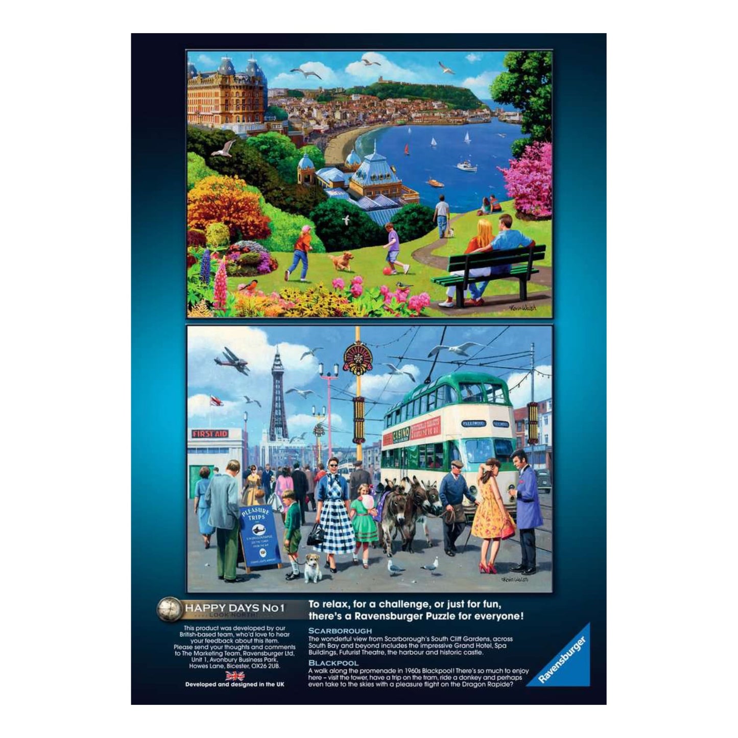 Happy Days, Look North! Jigsaw Puzzle 4x500 Piece - The Great Yorkshire Shop