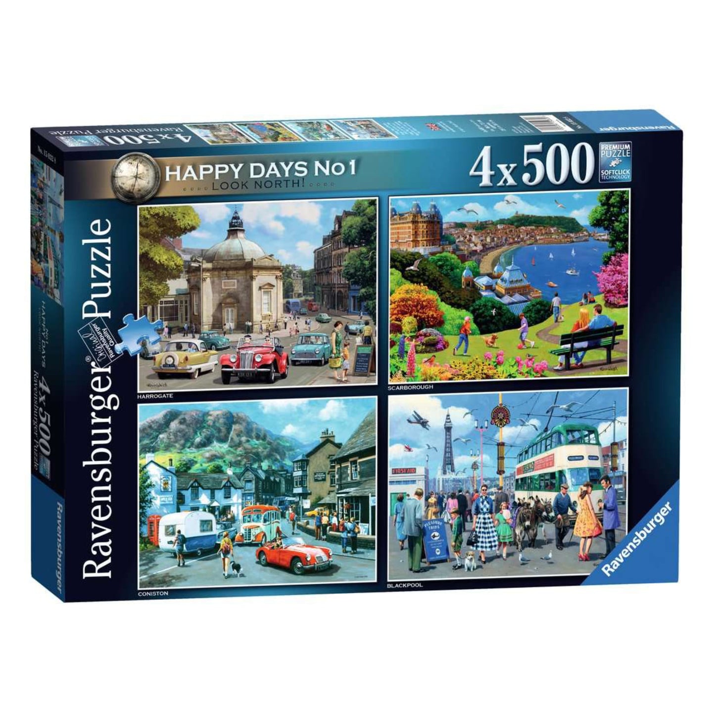 Happy Days, Look North! Jigsaw Puzzle 4x500 Piece - The Great Yorkshire Shop