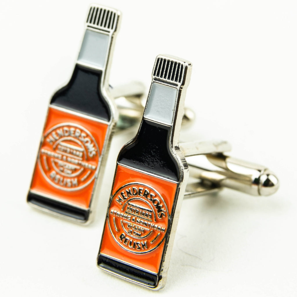 Henderson's Relish Cufflinks - The Great Yorkshire Shop