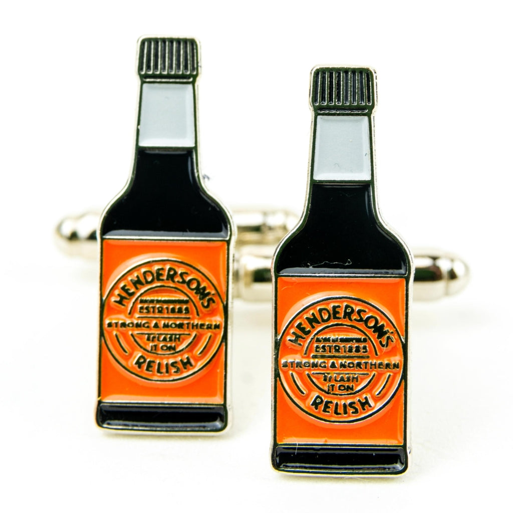 Henderson's Relish Cufflinks - The Great Yorkshire Shop