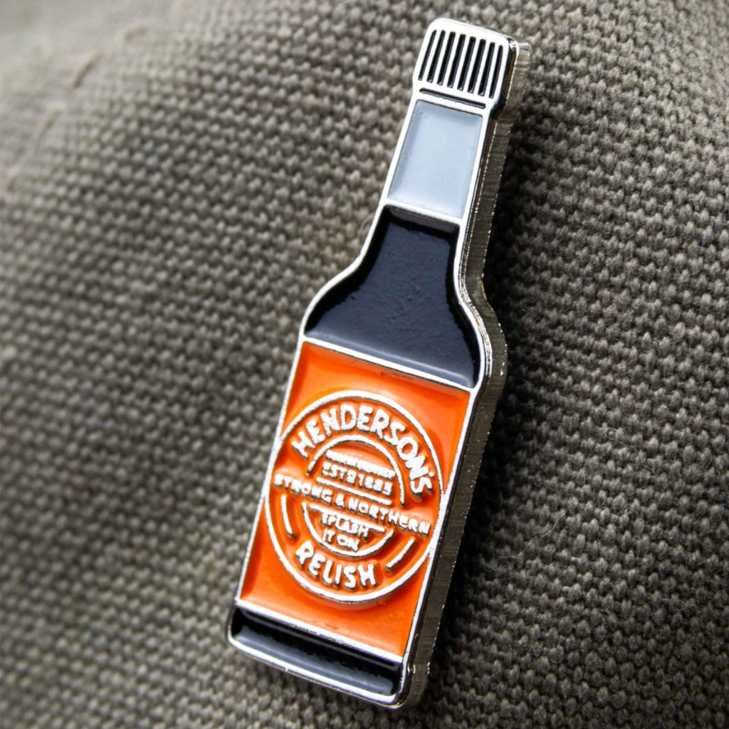 Henderson's Relish Pin Badge - The Great Yorkshire Shop