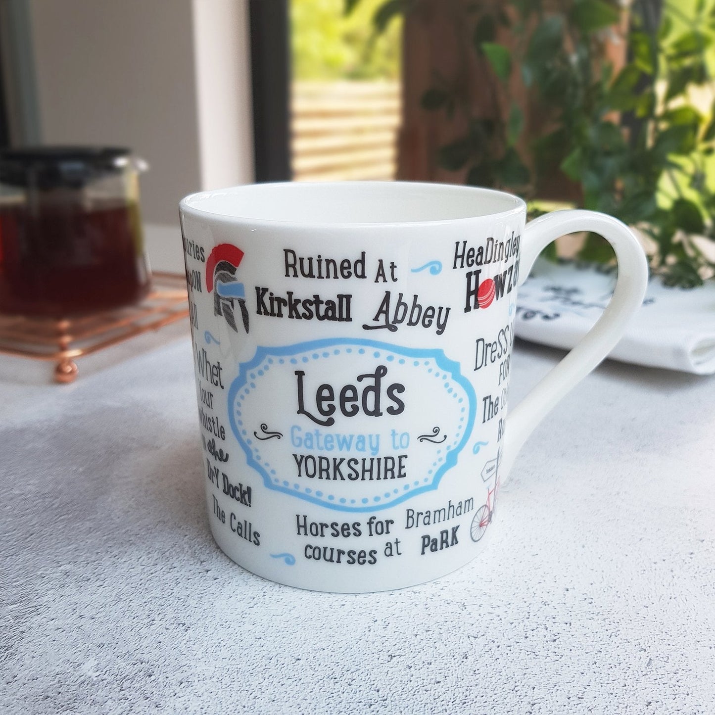 Leeds Talk of the Town Bone China Mug - The Great Yorkshire Shop