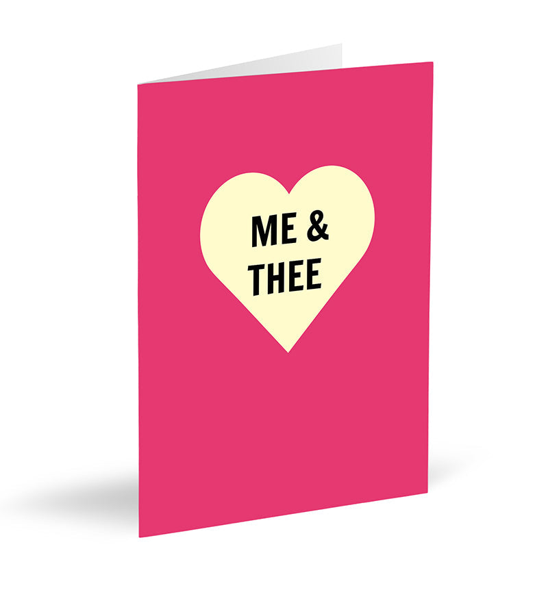 Me & Thee Card - The Great Yorkshire Shop