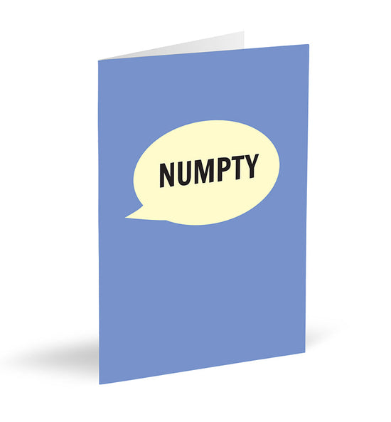 Numpty Card - The Great Yorkshire Shop