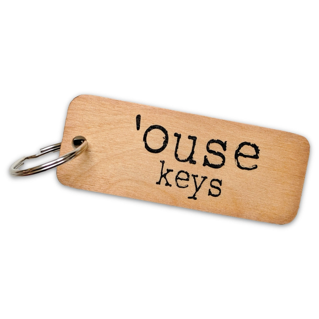 'Ouse Keys Rustic Wooden Keyring - The Great Yorkshire Shop