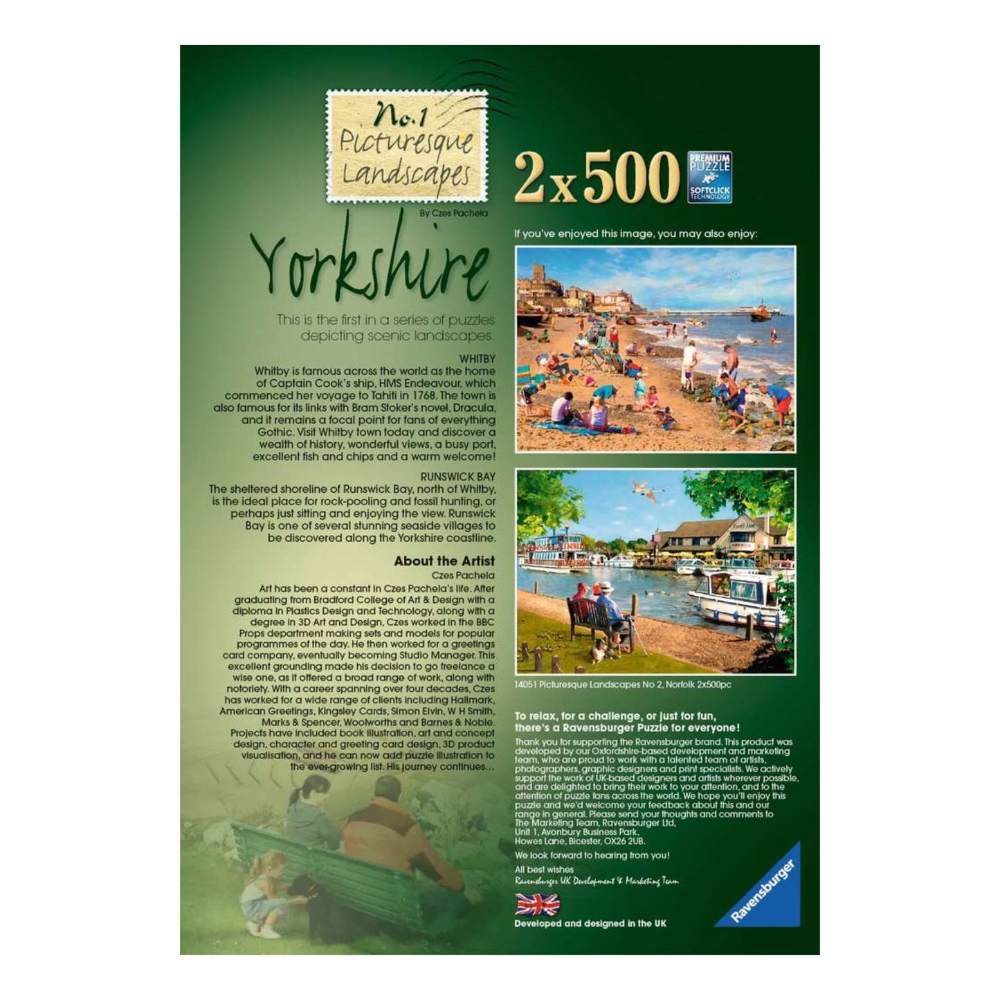 Picturesque Yorkshire Jigsaw Puzzle 2x500 Piece - The Great Yorkshire Shop