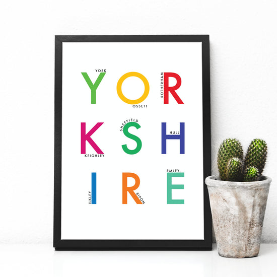 Places in Yorkshire Print - The Great Yorkshire Shop