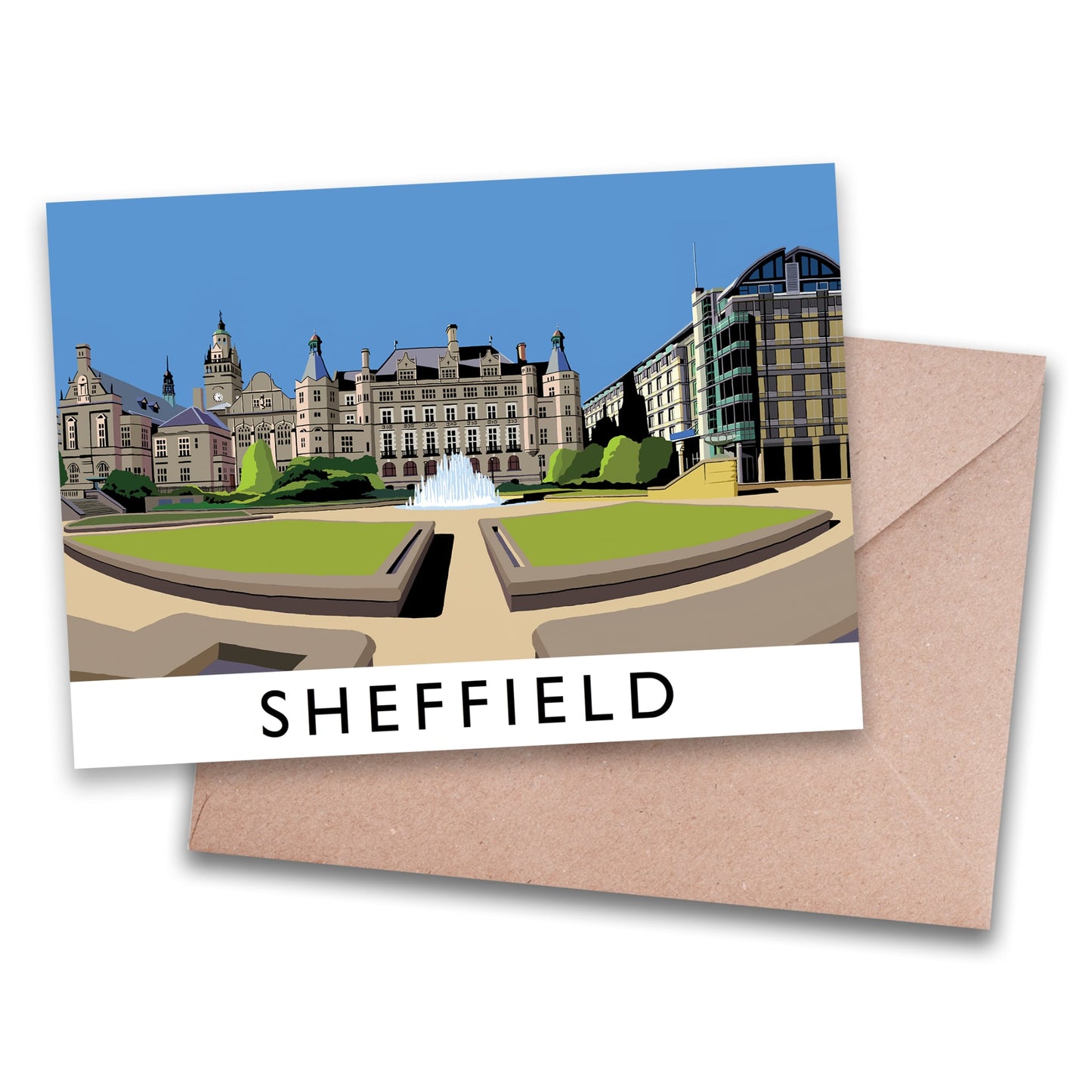 Sheffield Greeting Card - The Great Yorkshire Shop