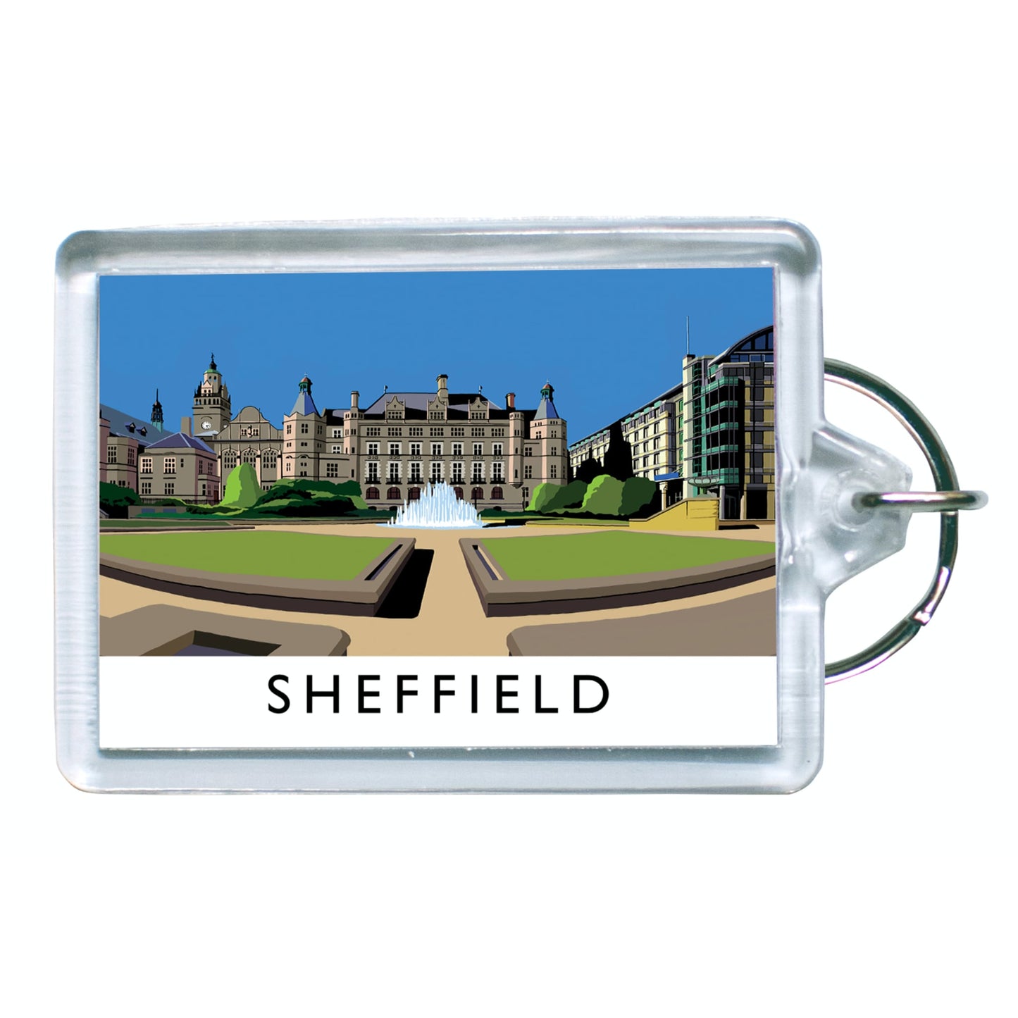 Sheffield Keyring - The Great Yorkshire Shop