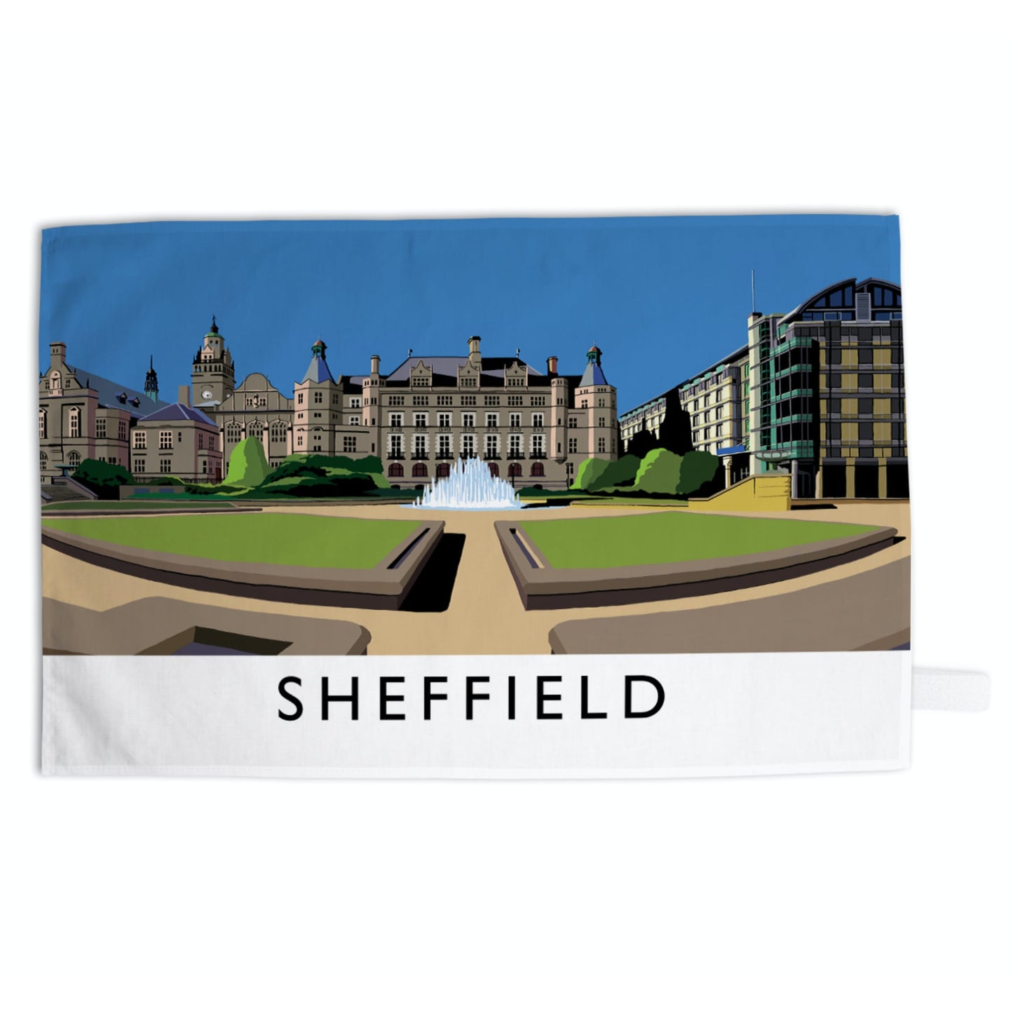 Sheffield Tea Towel - The Great Yorkshire Shop