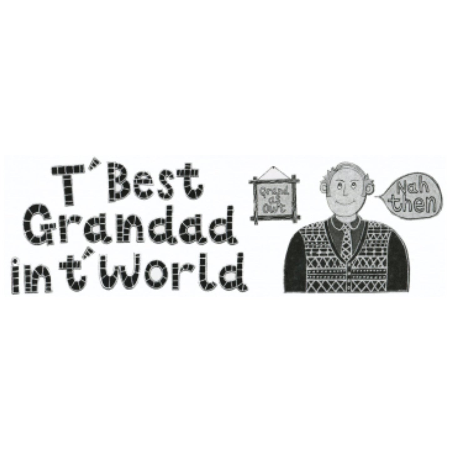 T'Best Grandad in T'World Mug - The Great Yorkshire Shop