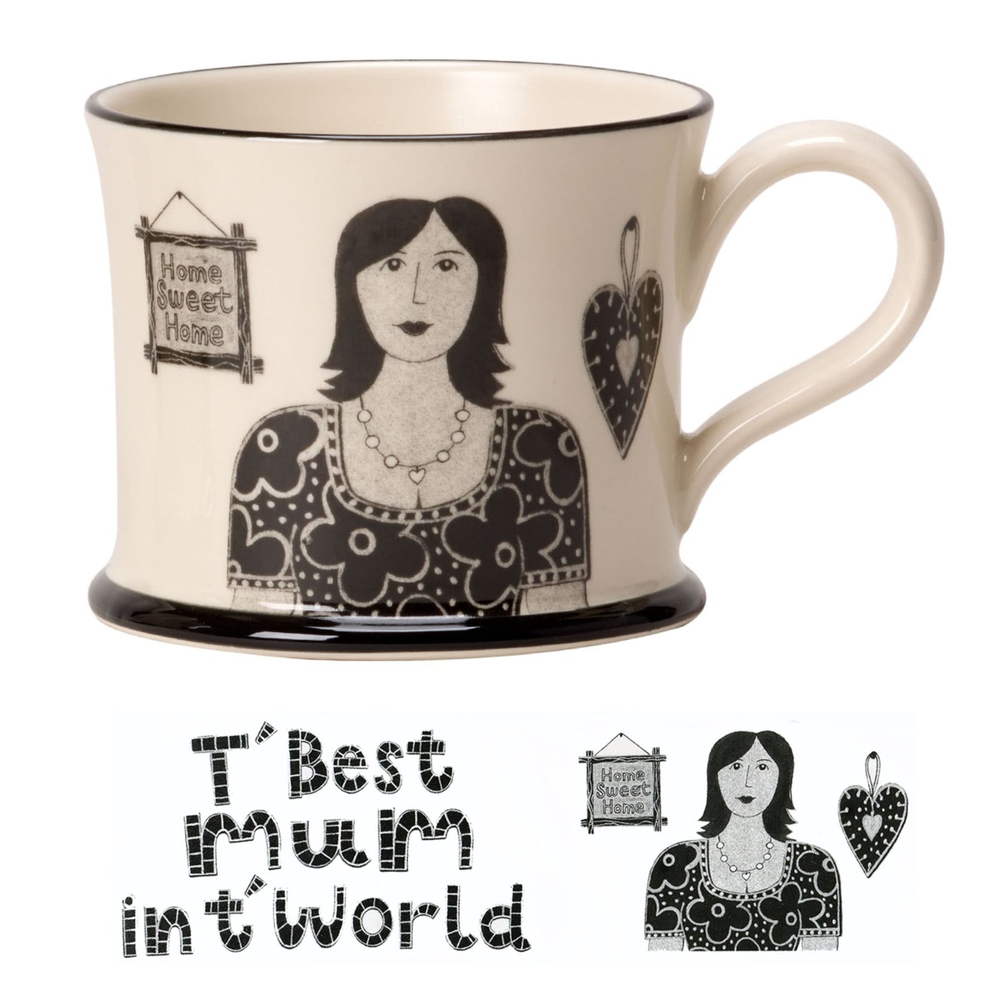 T'Best Mum in T'World Mug - The Great Yorkshire Shop