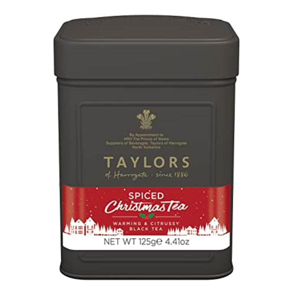 Christmas Spiced Loose Leaf Black Tea in Caddy - The Great Yorkshire Shop