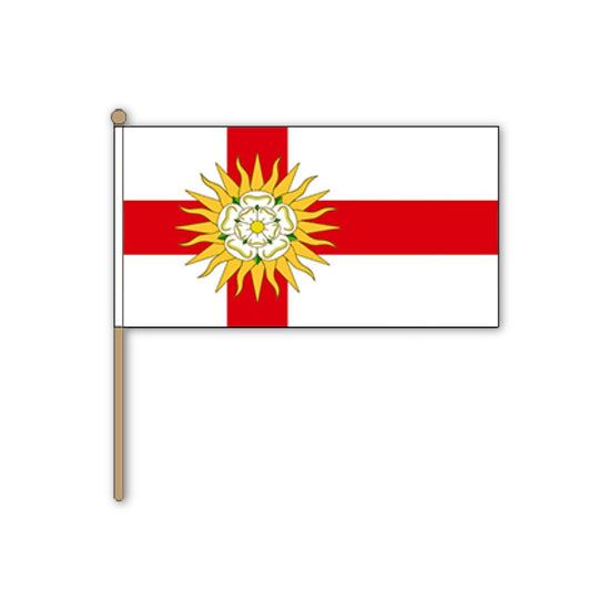 Hand Waving West Riding of Yorkshire Flag - The Great Yorkshire Shop