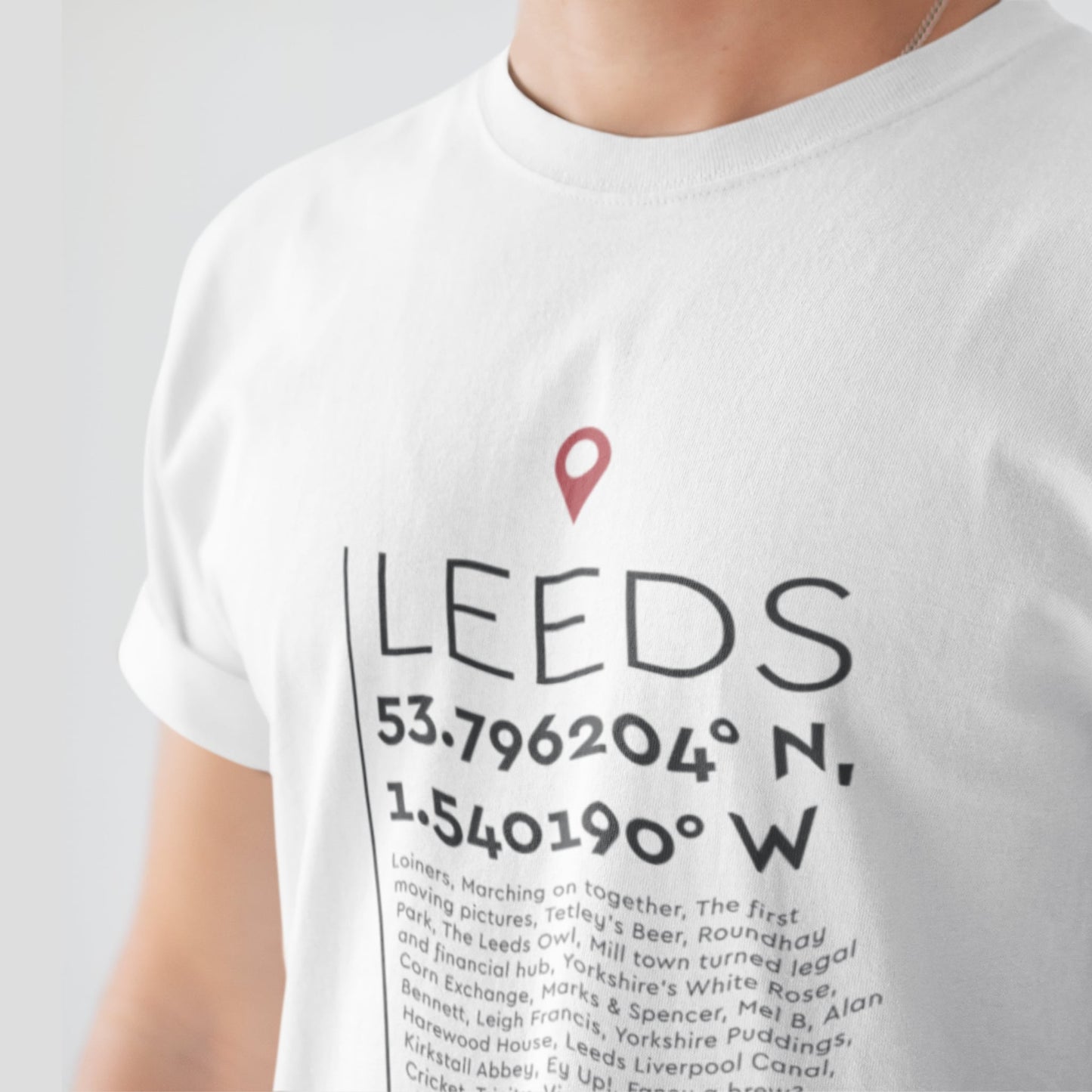 You Are Here Leeds T-Shirt - The Great Yorkshire Shop