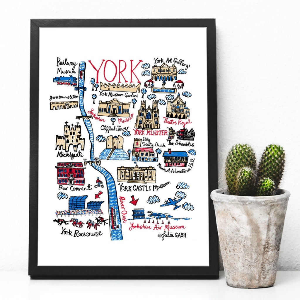 York Cityscape Print - The Great Yorkshire Shop