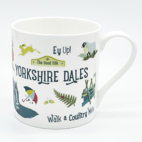 Yorkshire Dales The Good Life Bone China Mug - The Great Yorkshire Shop