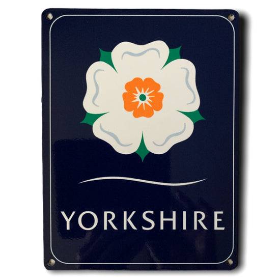 Yorkshire Rose Metal Sign - The Great Yorkshire Shop