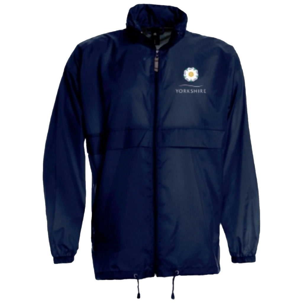 Yorkshire Rose Navy Raincoat Jacket - The Great Yorkshire Shop