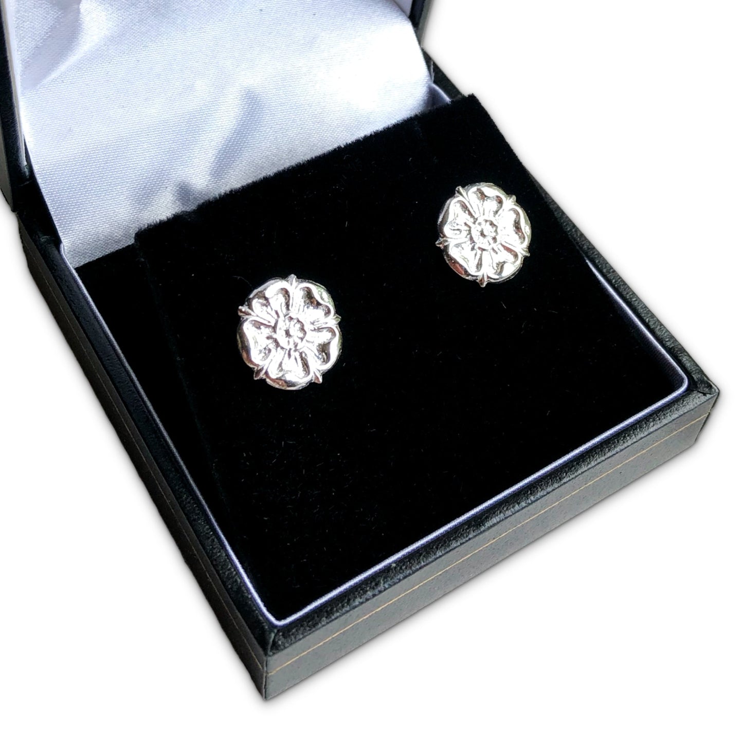 Yorkshire Rose Sterling Silver Earrings - The Great Yorkshire Shop