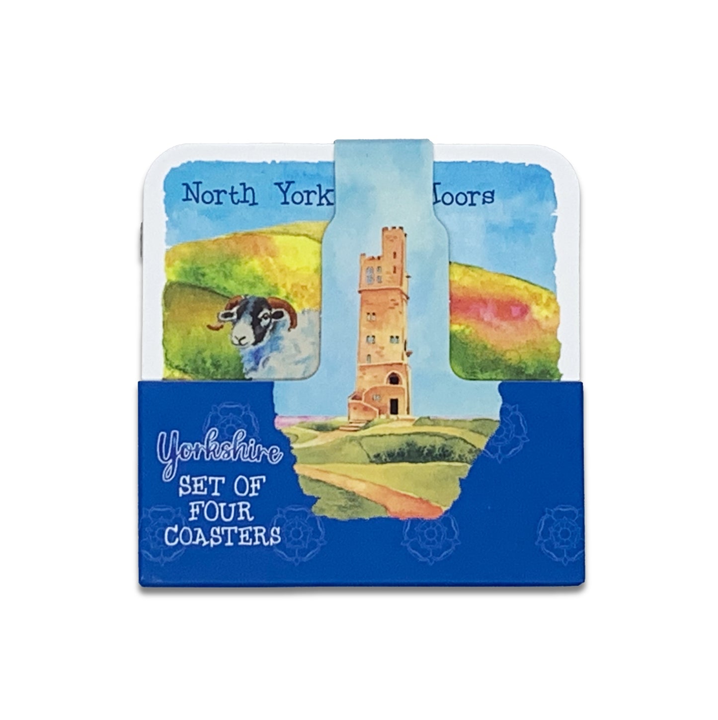 Yorkshire Scenes Set of 4 Coasters - The Great Yorkshire Shop