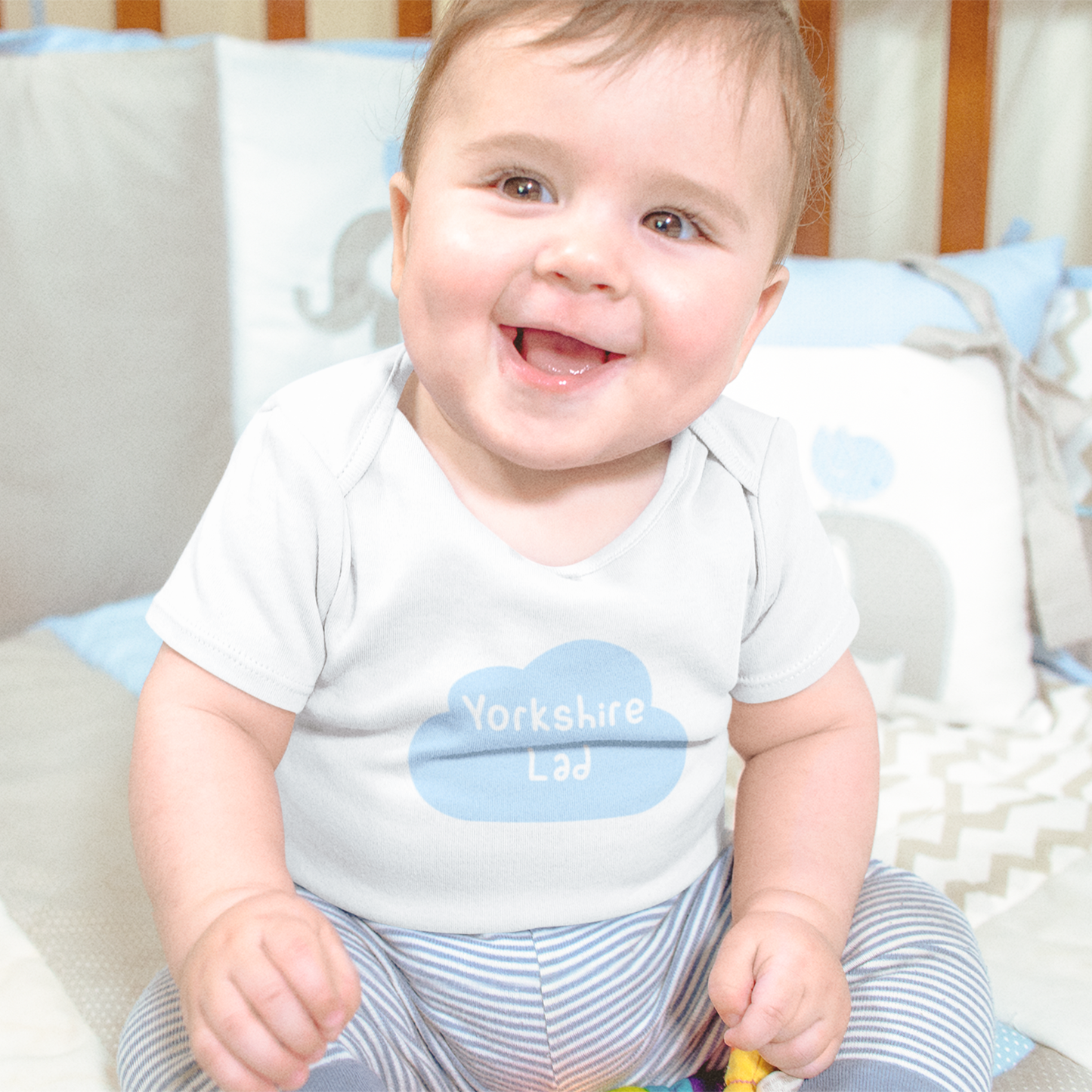 Yorkshire Lad 100% Cotton Babygrow - The Great Yorkshire Shop