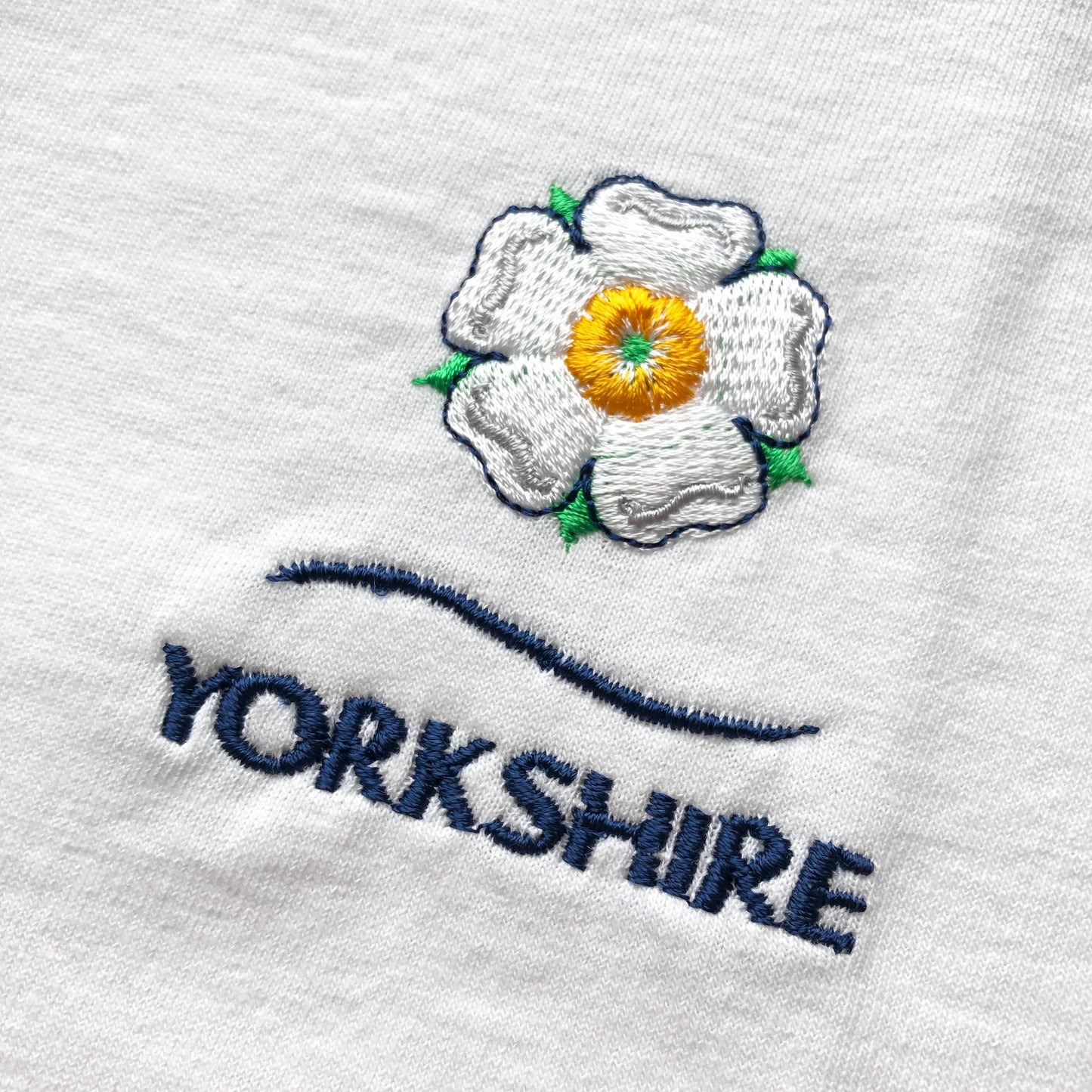 Yorkshire Rose White T-Shirt - The Great Yorkshire Shop