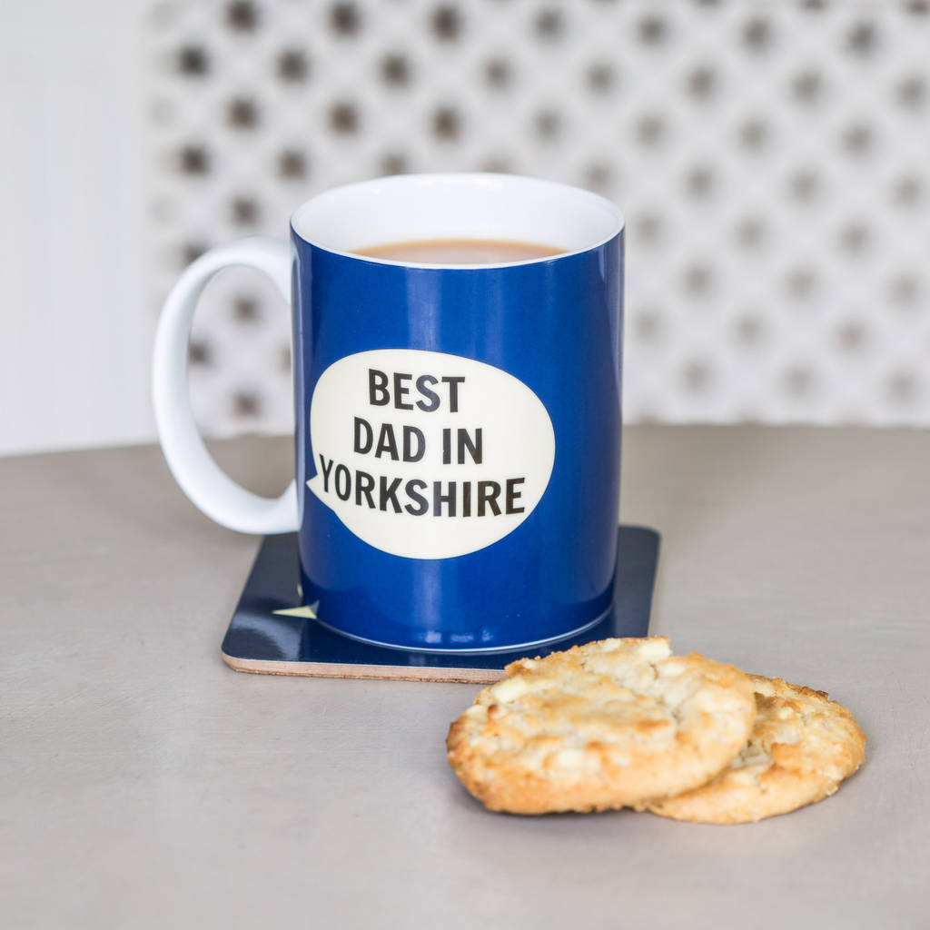 Best Dad in Yorkshire Bone China Mug - The Great Yorkshire Shop