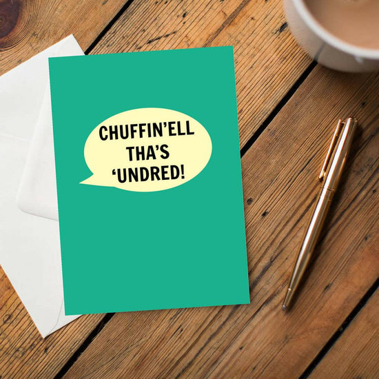 Chuffin'ell Tha's 'Undred Card - The Great Yorkshire Shop