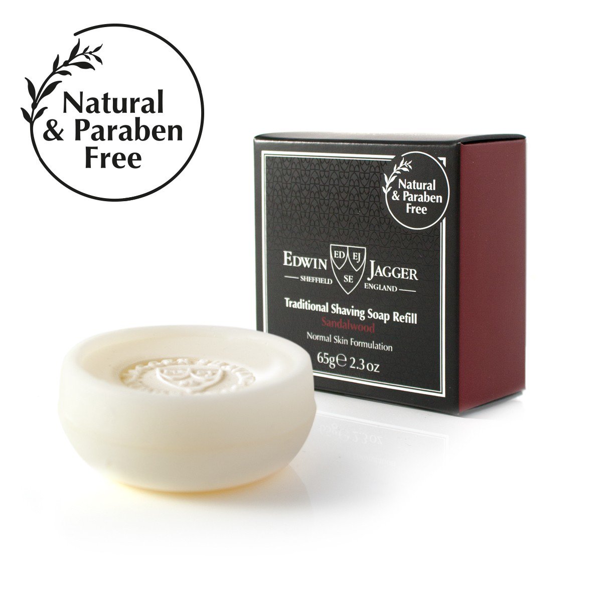 Sandalwood Shaving Soap Refill - The Great Yorkshire Shop