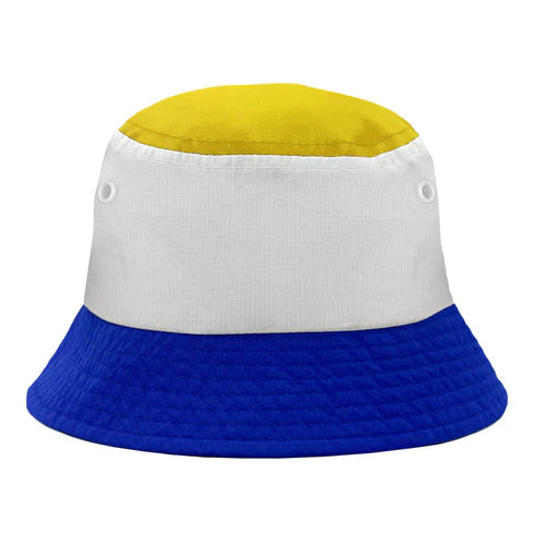 Leeds United Colours Stripe Bucket Hat - The Great Yorkshire Shop