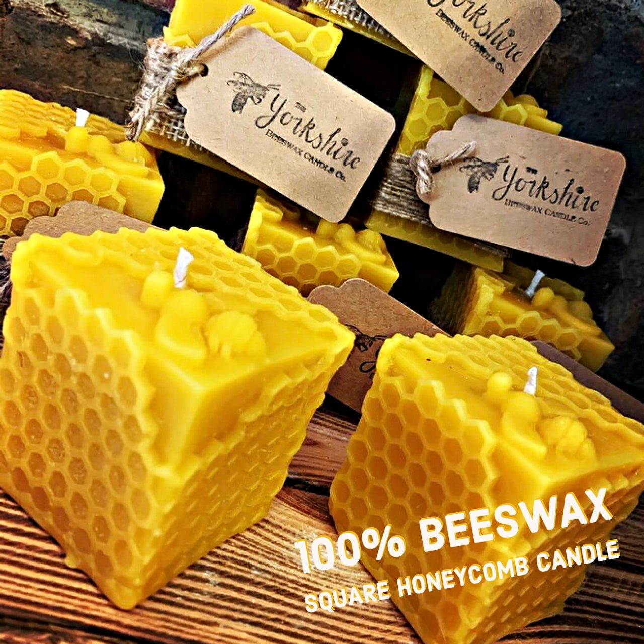 Organic Pure Yorkshire Beeswax Candle