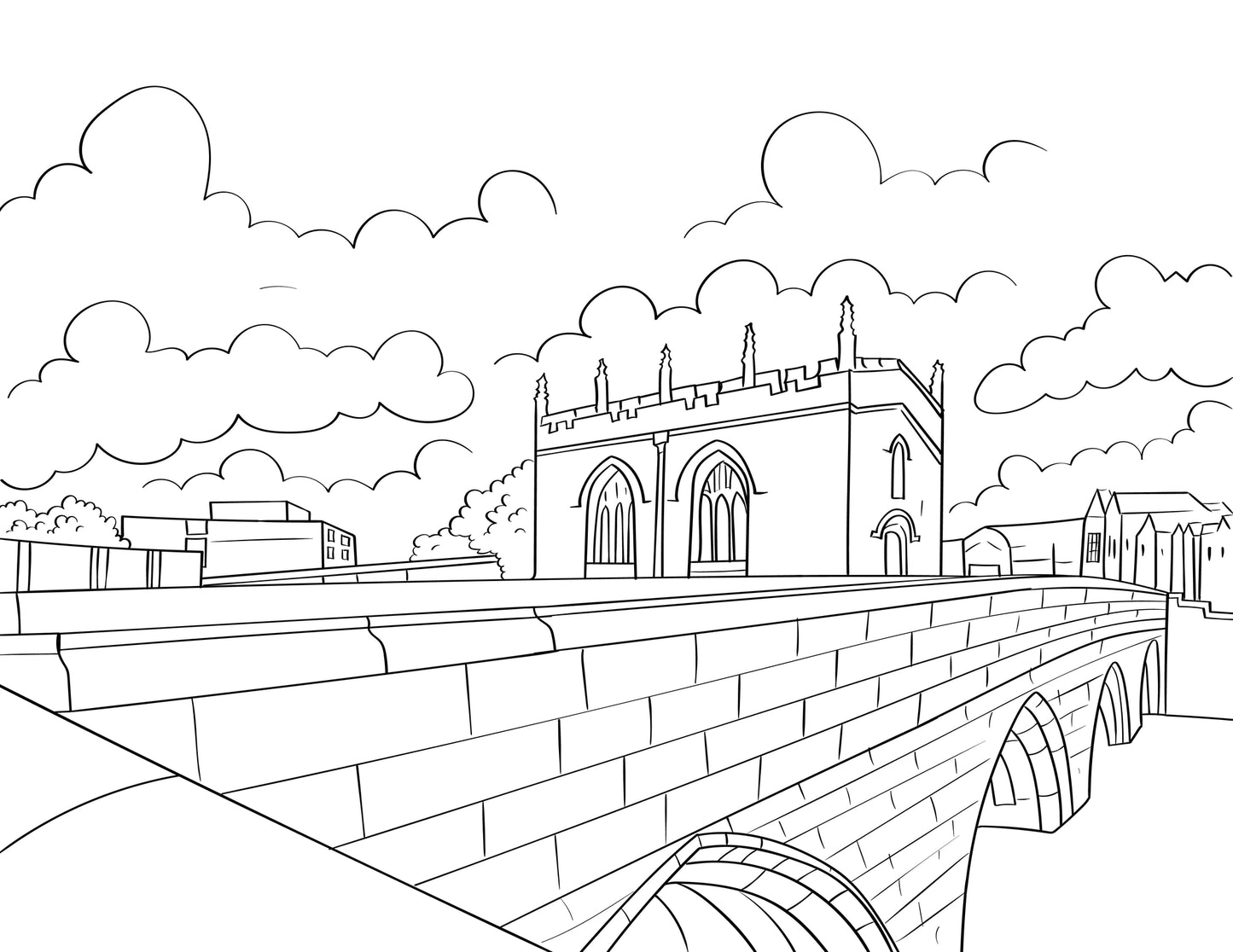 Colour in Rotherham A4 Colouring Book - The Great Yorkshire Shop