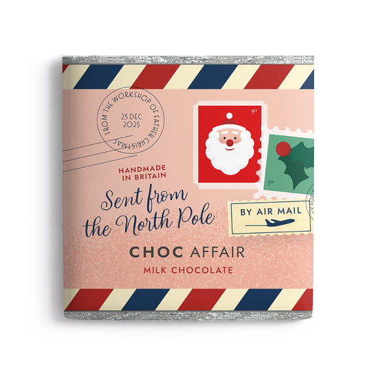 Sent from the North Pole Milk Chocolate Bar - The Great Yorkshire Shop