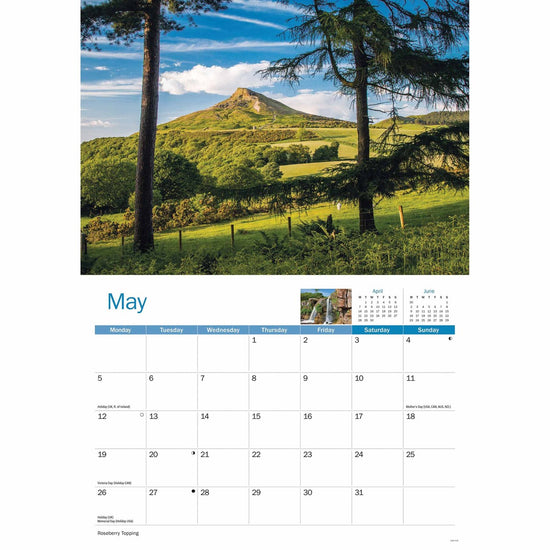 North York Moors 2025 A4 Calendar