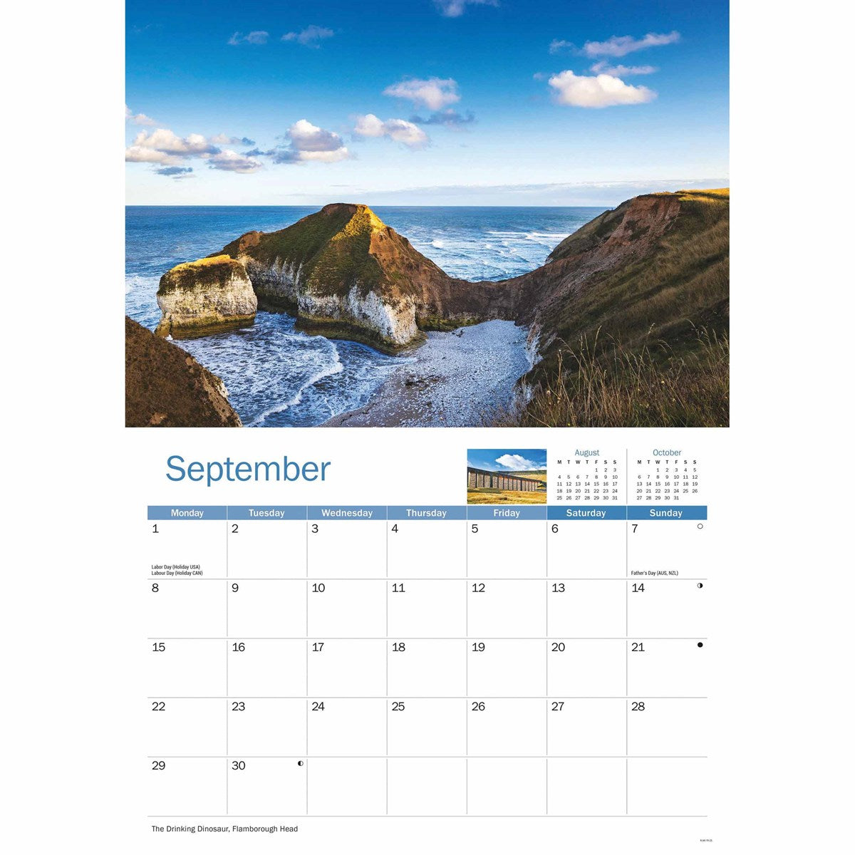 Yorkshire 2025 A4 Calendar