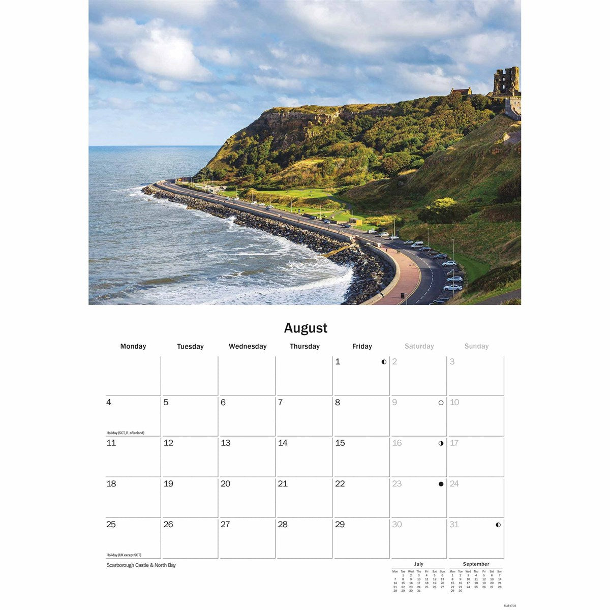 Yorkshire 2025 A5 Calendar