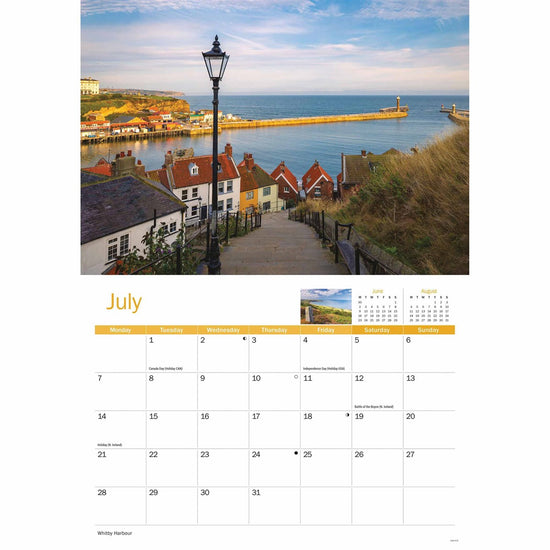 Yorkshire Coast 2025 A4 Calendar