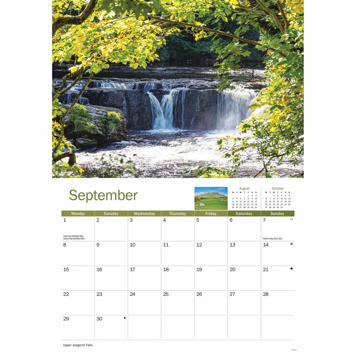 Yorkshire Dales 2025 A4 Calendar