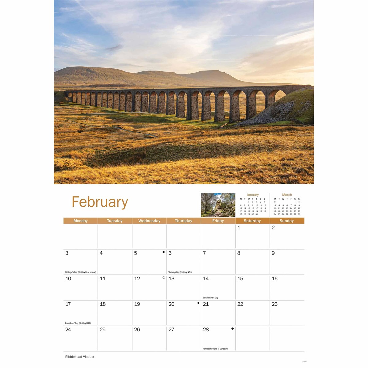Yorkshire Dales 2025 A4 Calendar The Great Yorkshire Shop Yorkshire Dales Calendar 2025