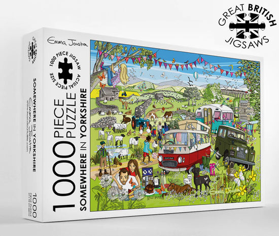 Somewhere in Yorkshire 1,000 Piece Jigsaw Puzzle By Emma Joustra - The Great Yorkshire Shop