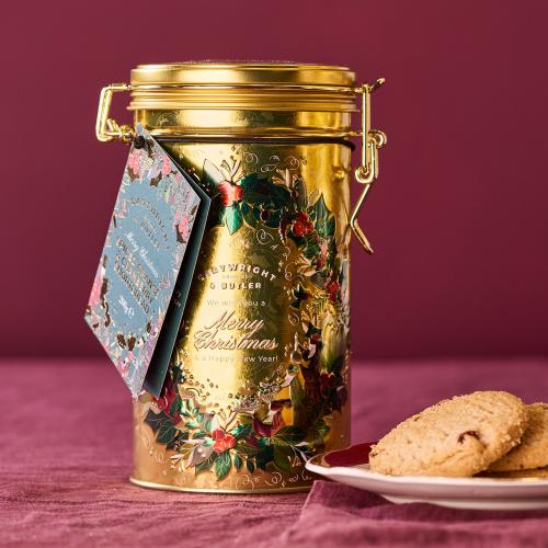 Spiced Orange & Cranberry Shortbreads in Gift Tin