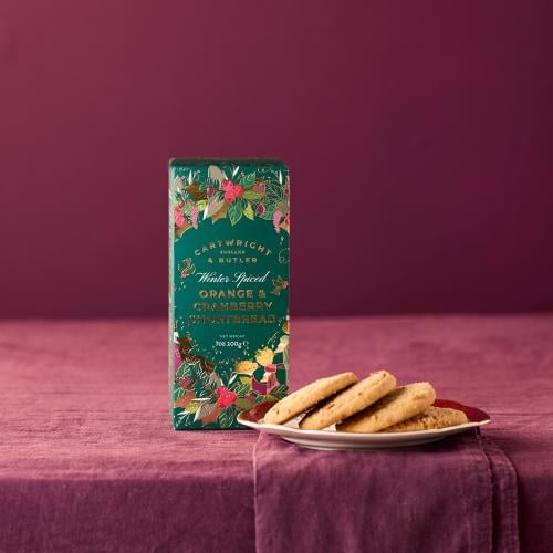 Winter Spiced Orange & Cranberry Shortbread - The Great Yorkshire Shop
