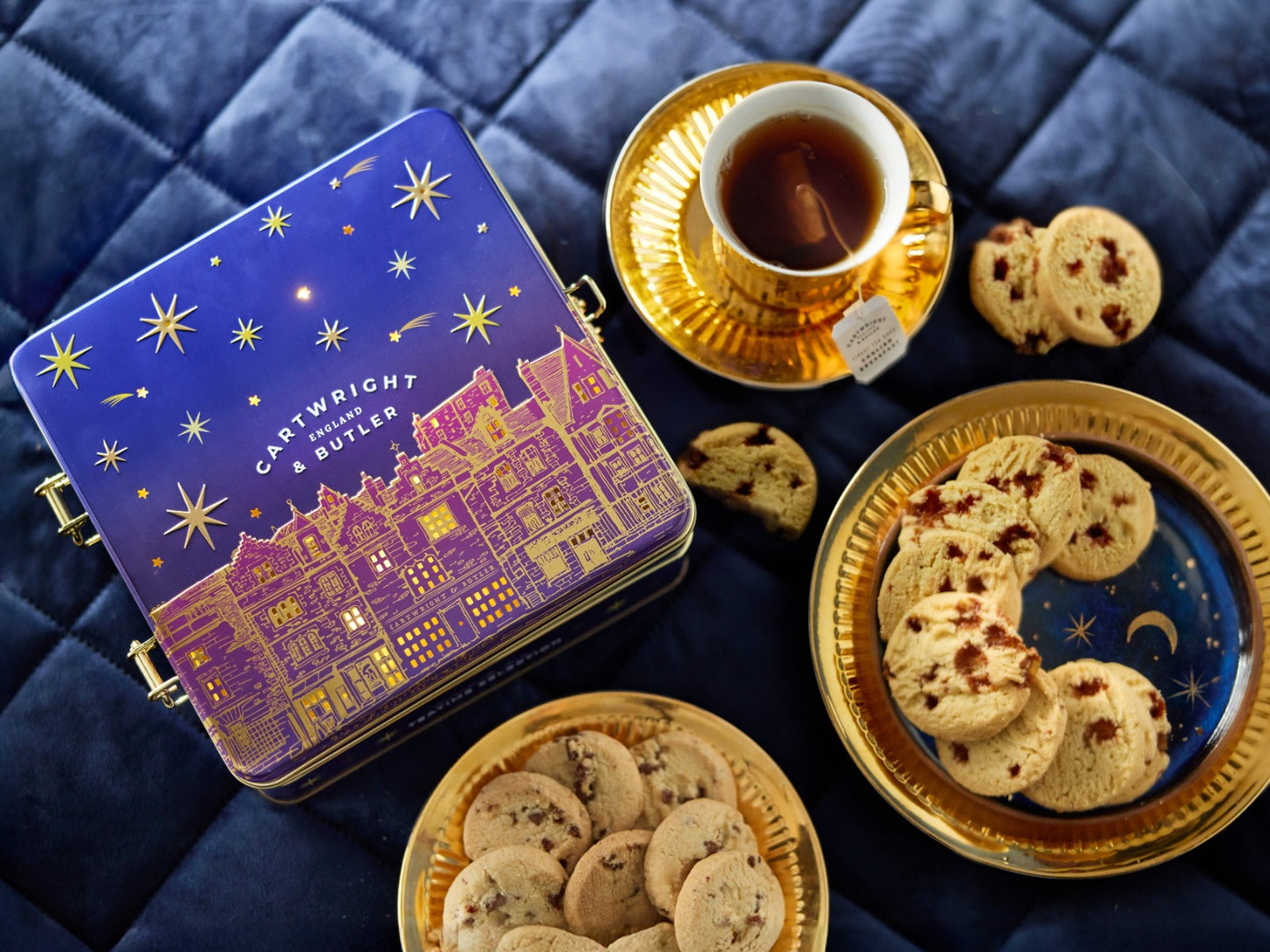 Teatime Selection in Night Before Christmas Light-Up Gift Tin