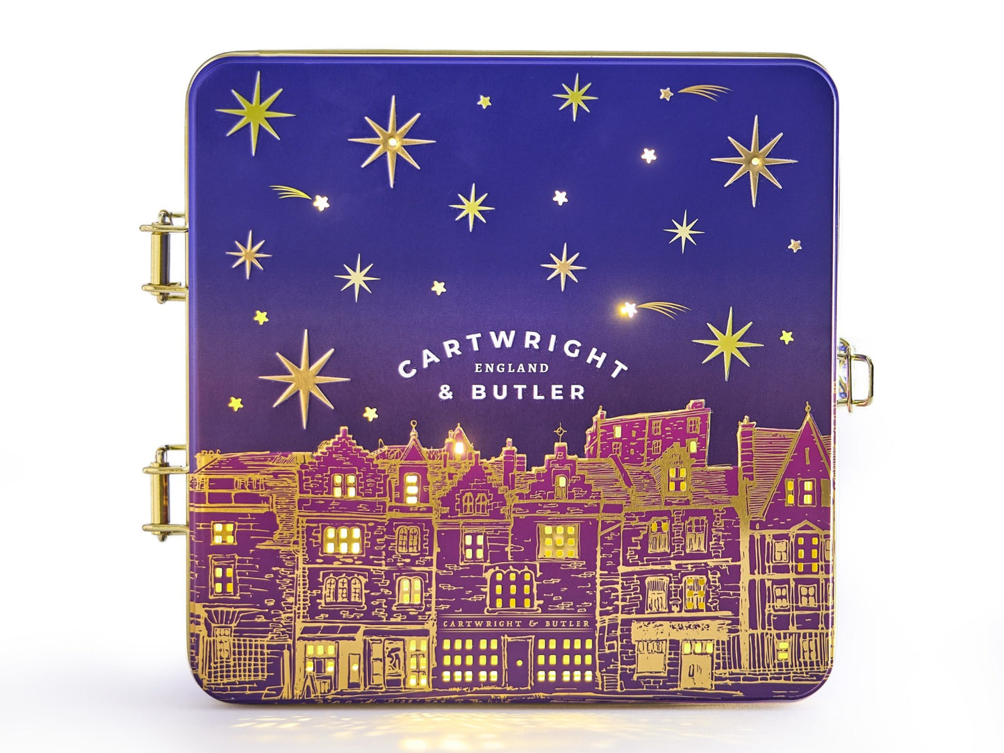Teatime Selection in Night Before Christmas Light-Up Gift Tin
